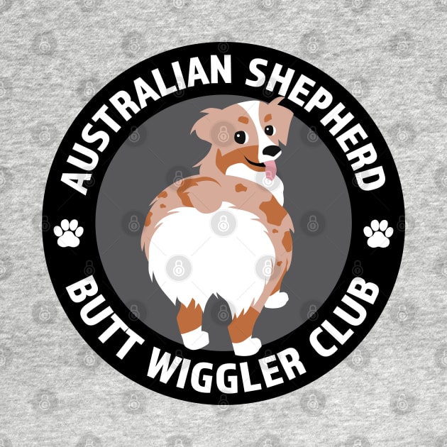 Australian Shepherd Butt Wigglers Club (Red Merle) by Tennifer